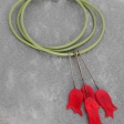 1. Sarka Rooya, necklace, glass/stainless steel/leather, starting price: 2.300,- CZK