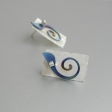 Denisa Sedláková, earrings Spirals on ice