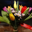 benefiční kytice věnovaná květinářstvím Gerbera